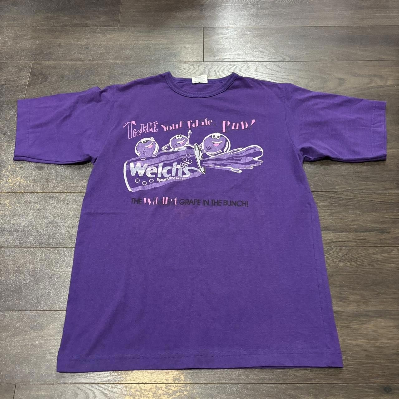 Designer Vintage welches grape juice tickle your taste buds t shirt Size US M / EU 48-50 / 2 - 3 Thumbnail