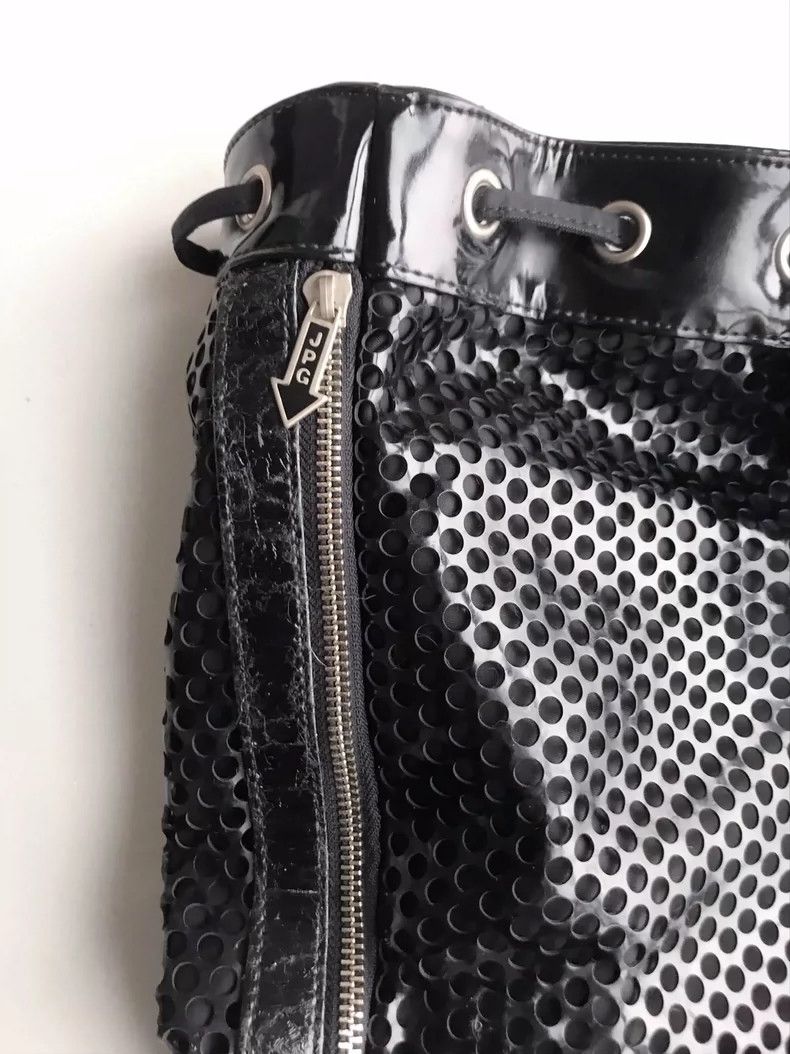 Jean Paul Gaultier Jean Paul Gaultier Patent leather mesh shoulder bag 2504-Ne Size ONE SIZE - 3 Thumbnail