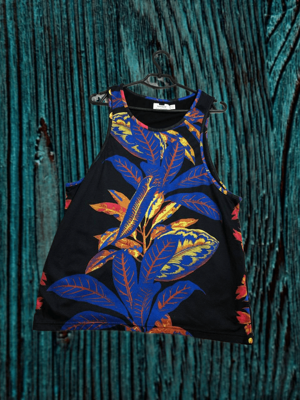Topman Topman streetwear floral print tank top Size US L / EU 52-54 / 3 - 1 Thumbnail