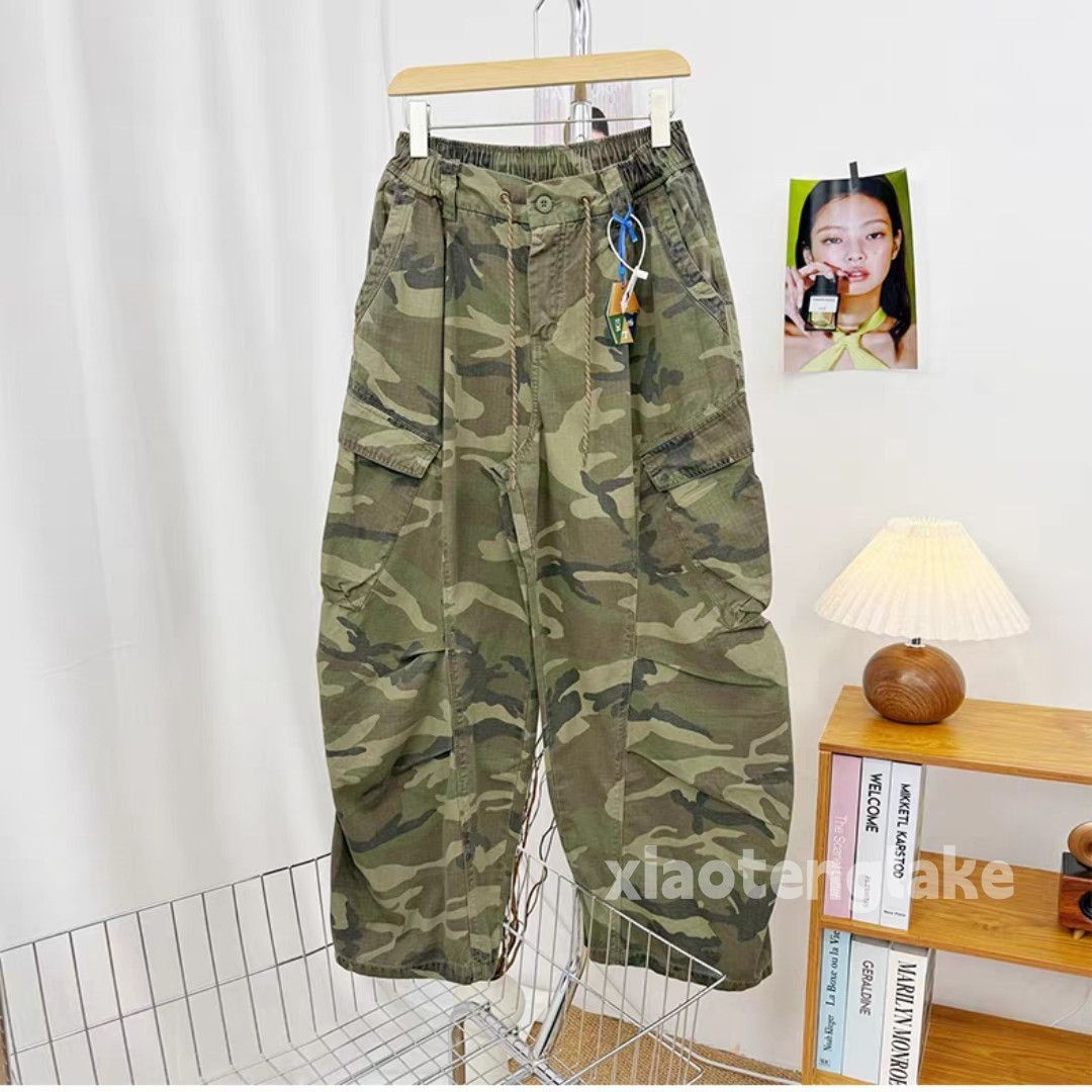 Vintage xtl utility military loose baggy skate hiphop cargo pants Size US 28 / EU 44 - 1 Thumbnail