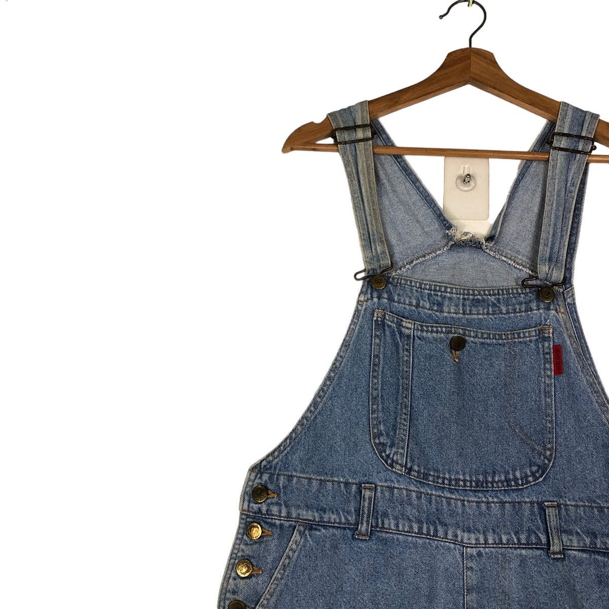 Cartoon Network 🔥Vintage Denim Overall Trousers Worker Betty Boop Big Logo Size US 36 / EU 52 - 8 Thumbnail
