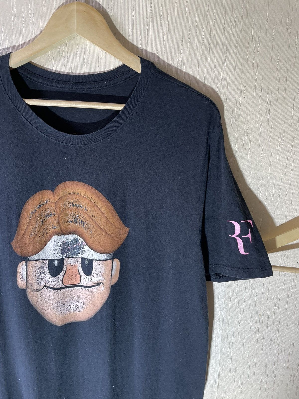 Nike × Vintage Nike Roger Federer streetwear T shirt Size US XL / EU 56 / 4 - 2 Thumbnail