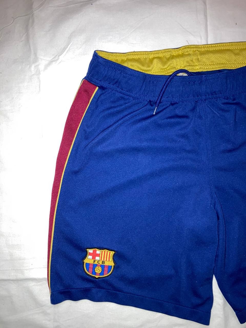 Nike NIKE BARCELONA HOME 2013/2014 FOOTBALL SOCCER SHORTS SIZE M Size US 30 / EU 46 - 2 Thumbnail
