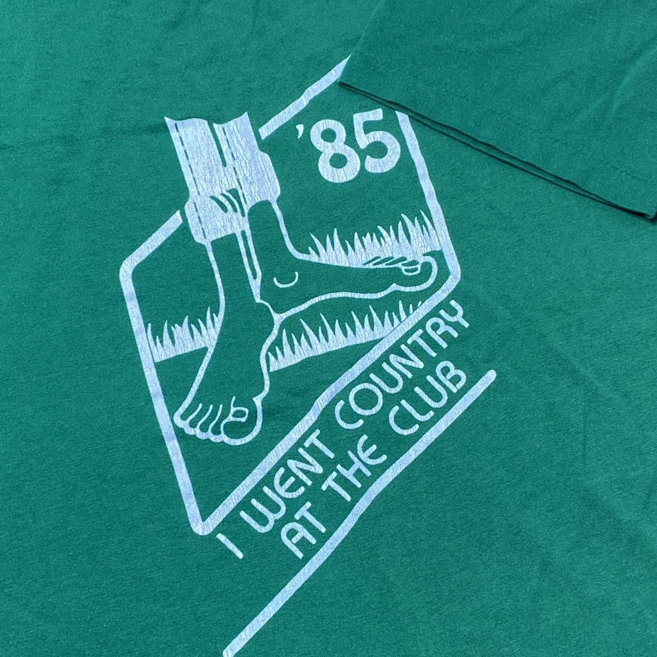 Jerzees True Vintage "I Went..." Green Funny Golf Tee Size Large Size US L / EU 52-54 / 3 - 3 Thumbnail