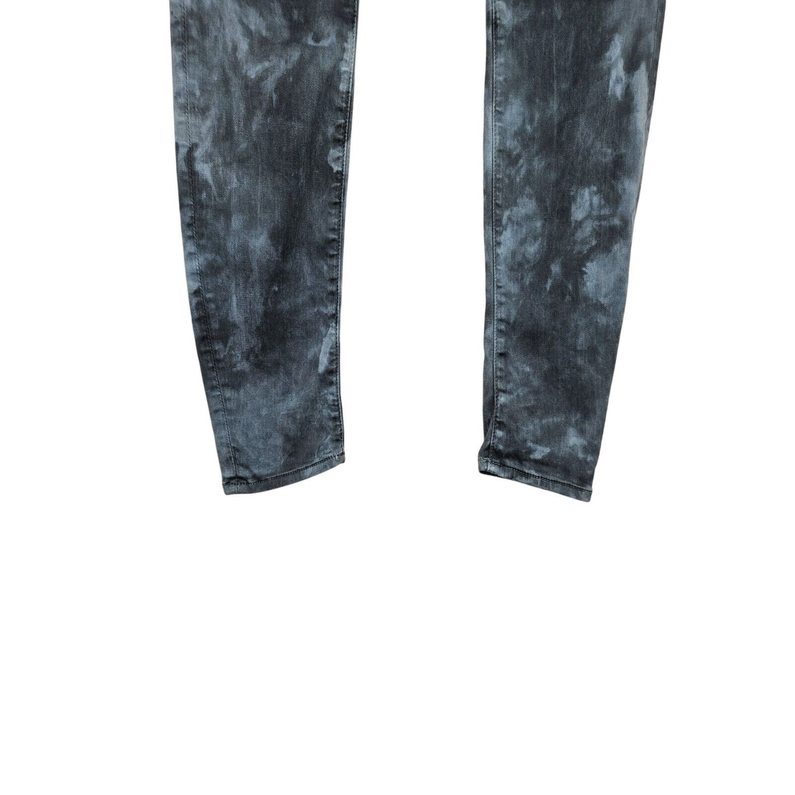 MOTHER Mother The Looker Spontaneous Combustion Gray Tie Dye Jeans Size 25" / US 0 / IT 36 - 3 Thumbnail