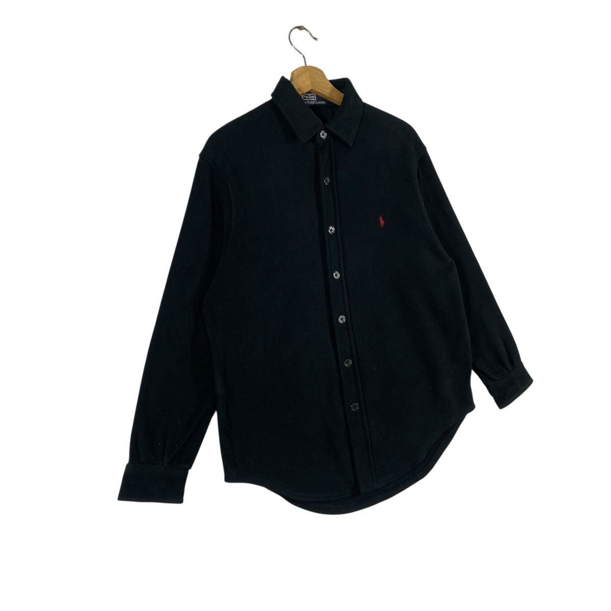 Polo Ralph Lauren Vintage Polo Ralph Lauren Fleece Shirt M Size Black Colour Size US M / EU 48-50 / 2 - 3 Thumbnail