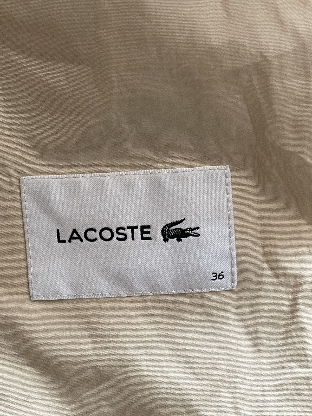 Lacoste Lacoste Belted Coat Size XS / US 0-2 / IT 36-38 - 3 Thumbnail