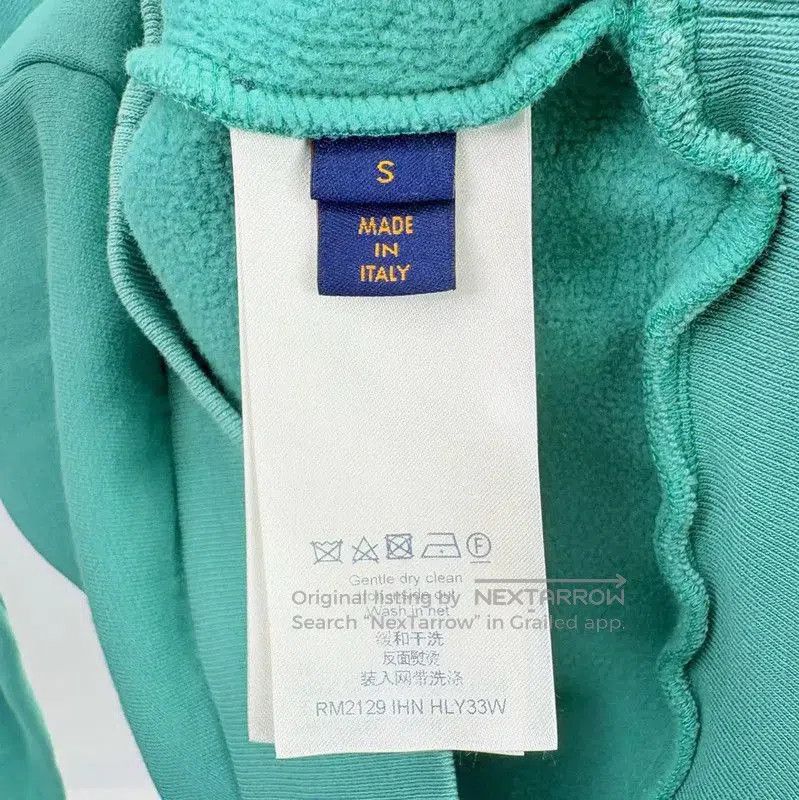 Louis Vuitton Louis Vuitton Green Hoodie for Men . Size US S / EU 44-46 / 1 - 5 Thumbnail