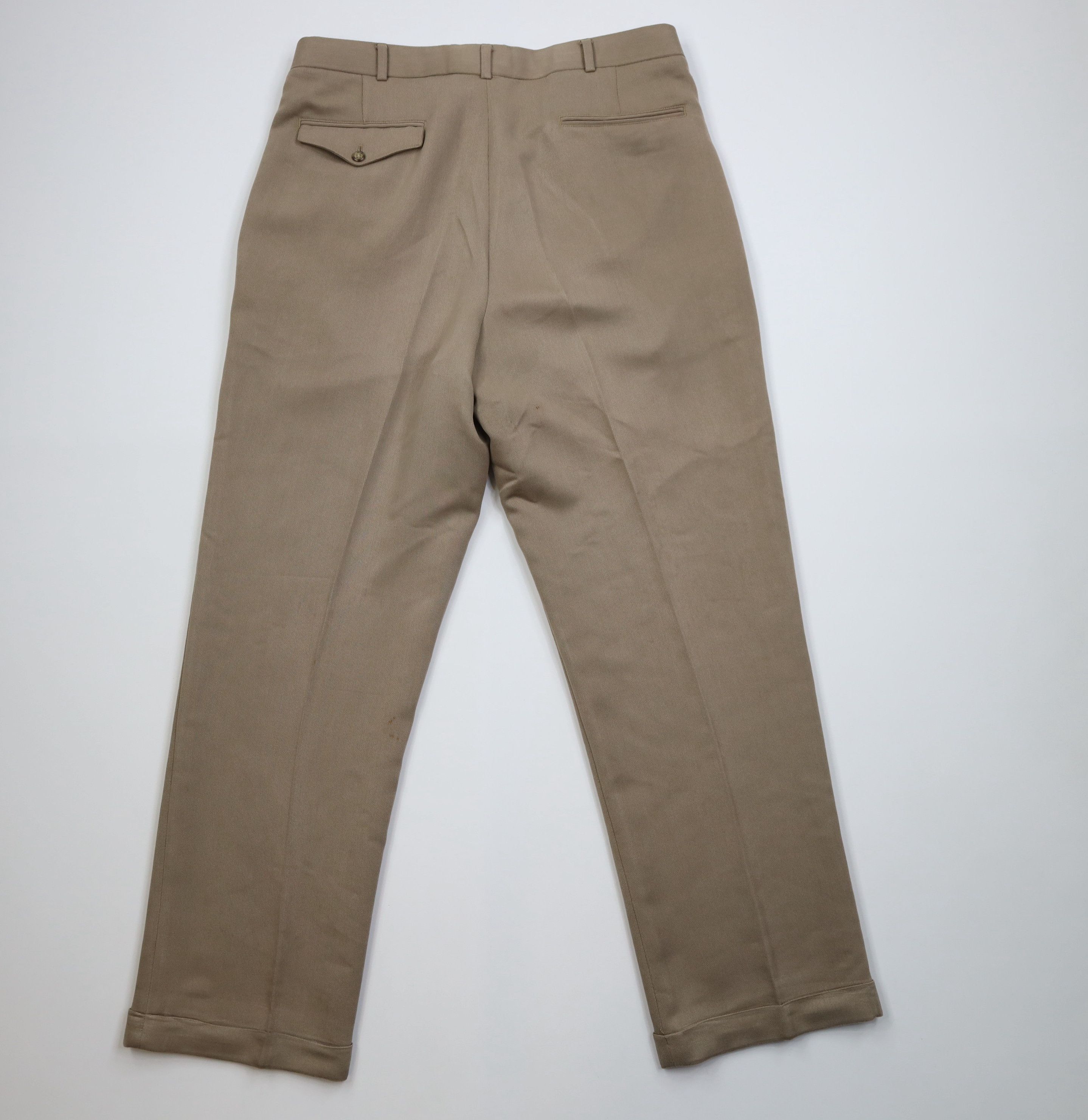 Vintage Vintage 90s Streetwear Gabardine Ribbed Wide Leg Chino Pants Size US 36 / EU 52 - 11 Thumbnail