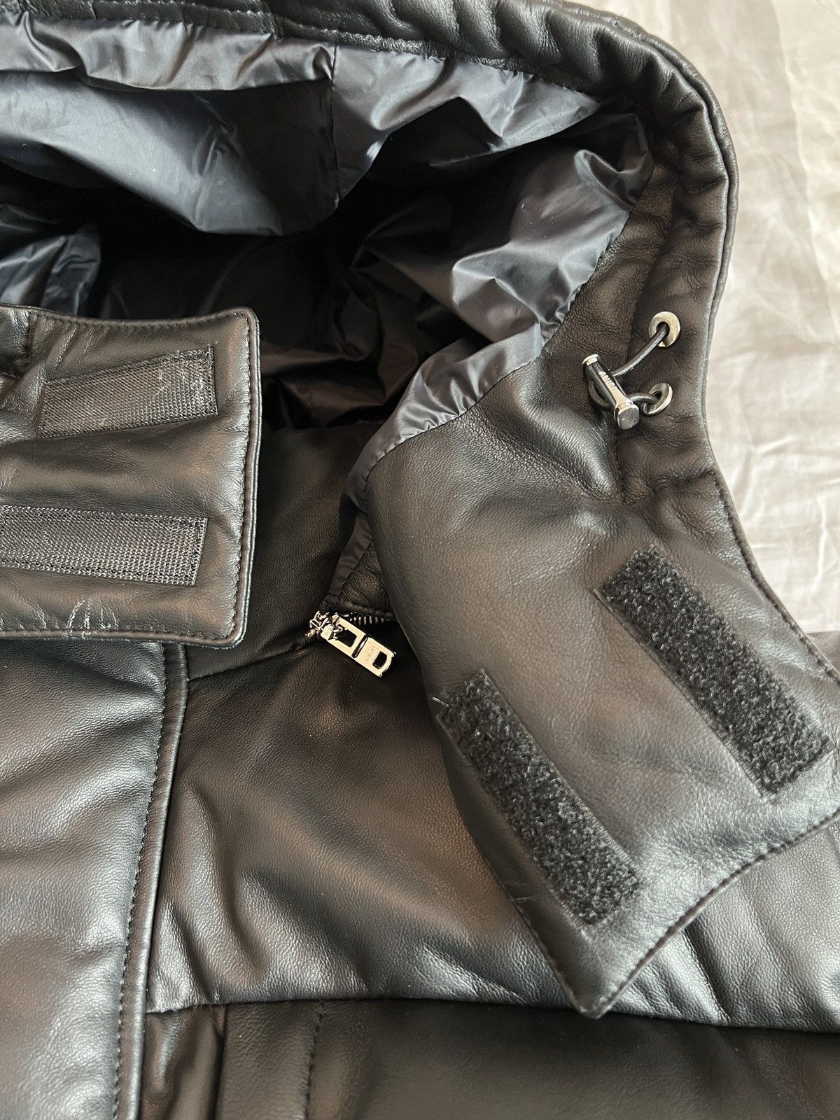 Amiri Amiri leather down Puffa jacket Size US L / EU 52-54 / 3 - 17 Thumbnail