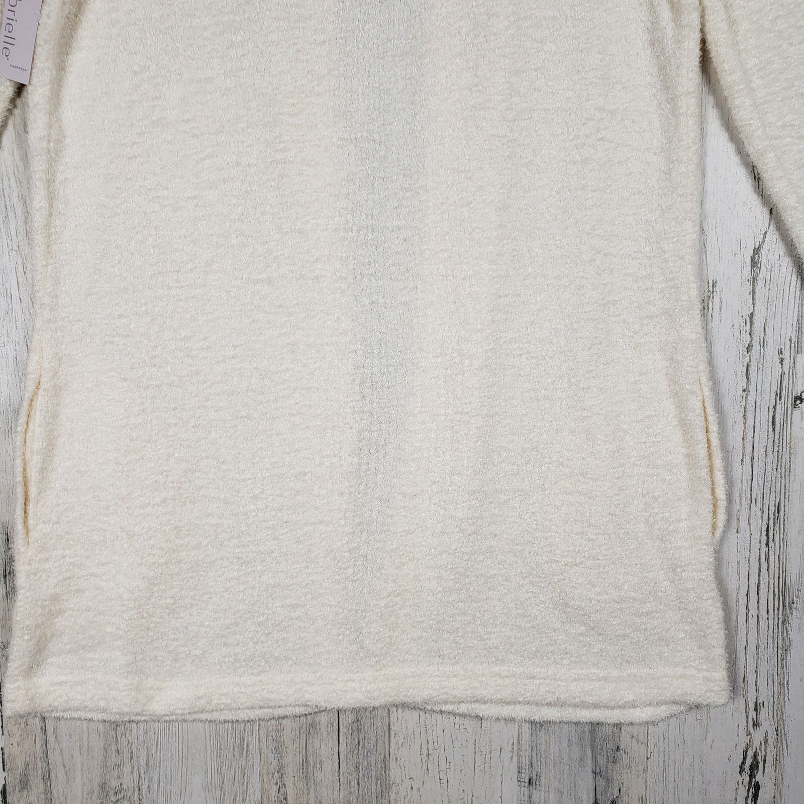 Other NWT Ambrielle Pristine Ivory Open Front House Coat Small Size S / US 4 / IT 40 - 12 Thumbnail