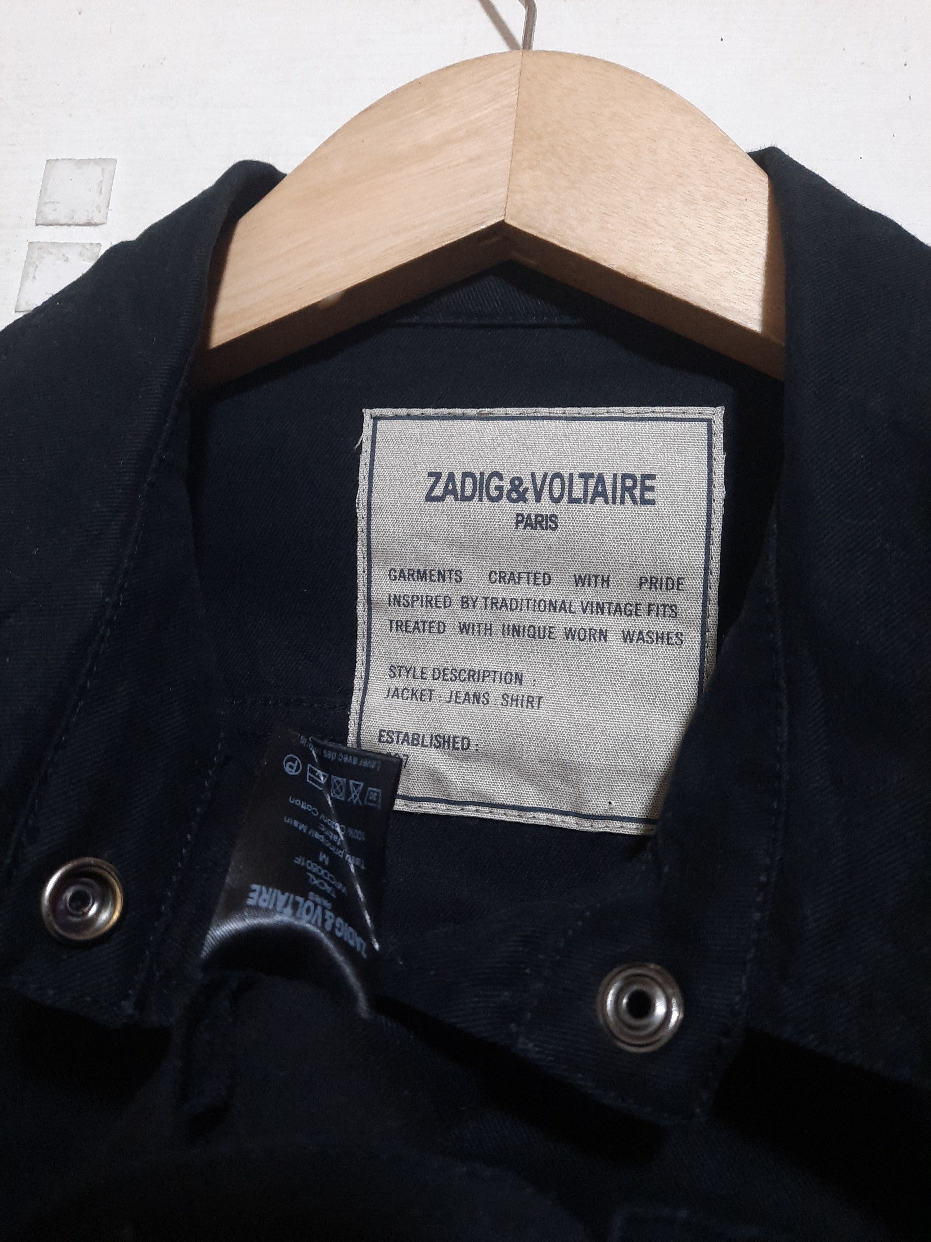Zadig & Voltaire Zadig & Voltaire Tackl Military Inspired Shirt Jacket Size M / US 6-8 / IT 42-44 - 5 Thumbnail