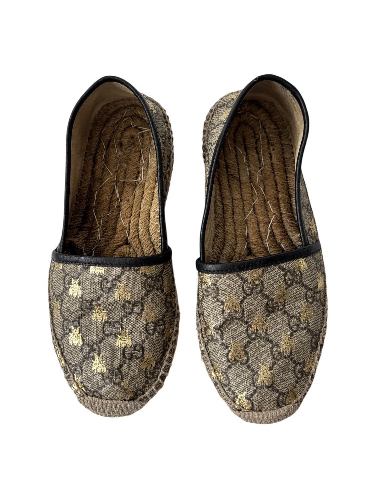Gucci Gucci Pilar Gg Bee Canvas Espadrilles Size US 6 / IT 36 - 3 Thumbnail