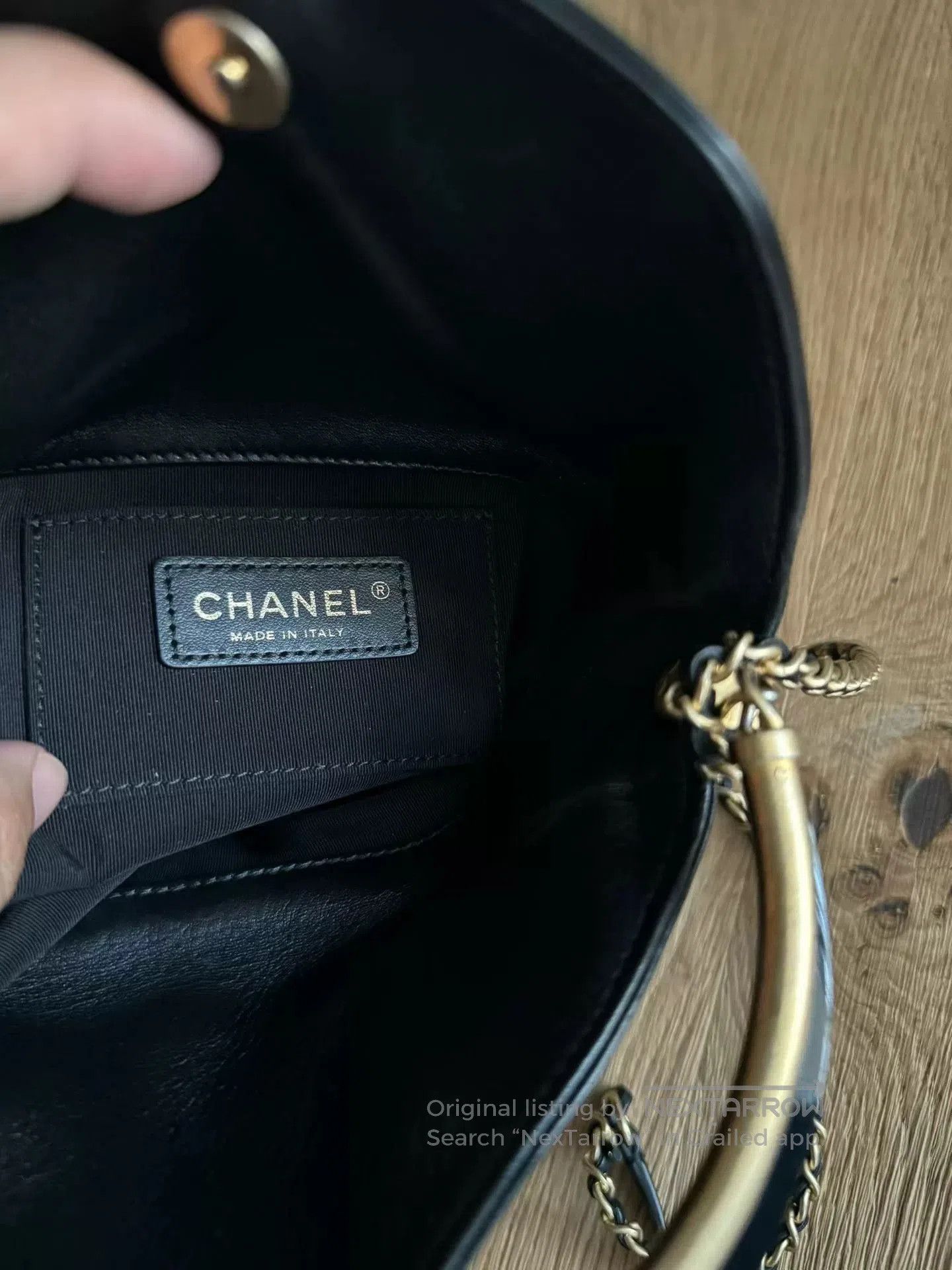 Chanel Chanel Burger Series Black Gold Fry Bag. Size ONE SIZE - 3 Thumbnail