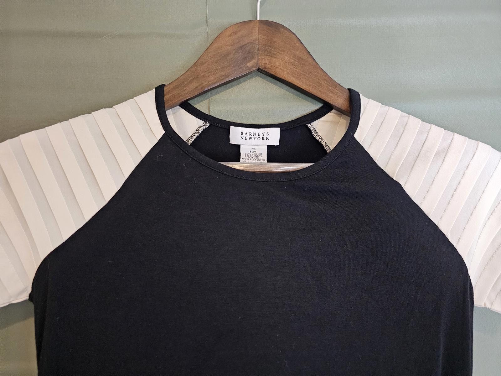 Barneys New York Barneys Blouse Black Womens Size XS Silk Sleeve New York Size XS / US 0-2 / IT 36-38 - 3 Thumbnail