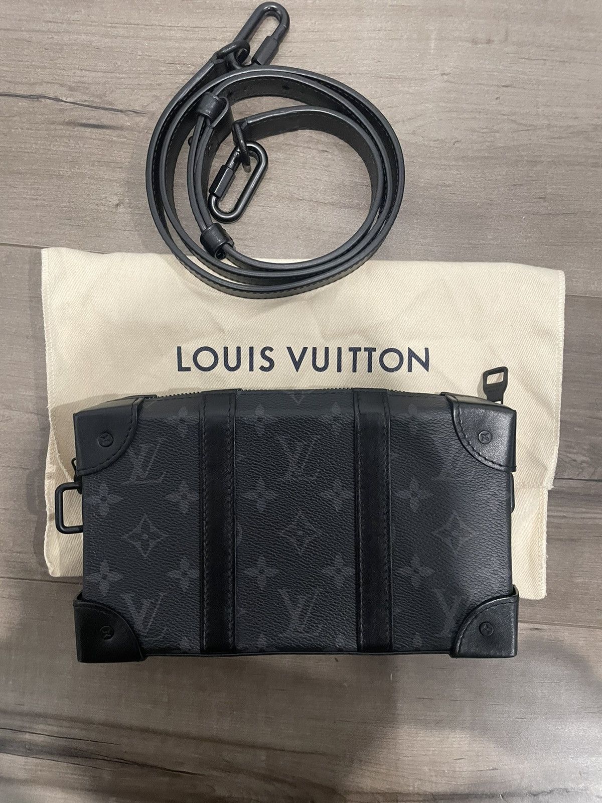 Louis Vuitton Travel Bag Meteor 50 Black Borealis