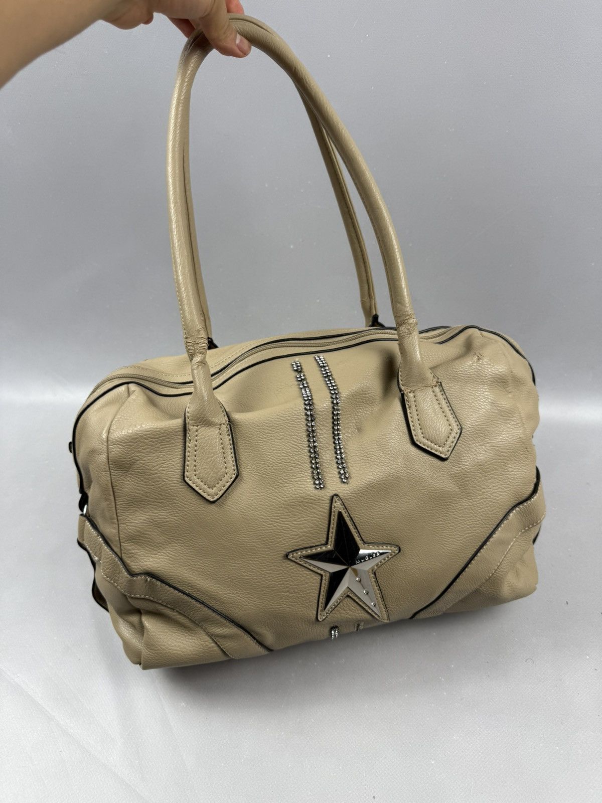 Mugler Mugler handbag vintage y2k beige leather model Size ONE SIZE - 3 Thumbnail
