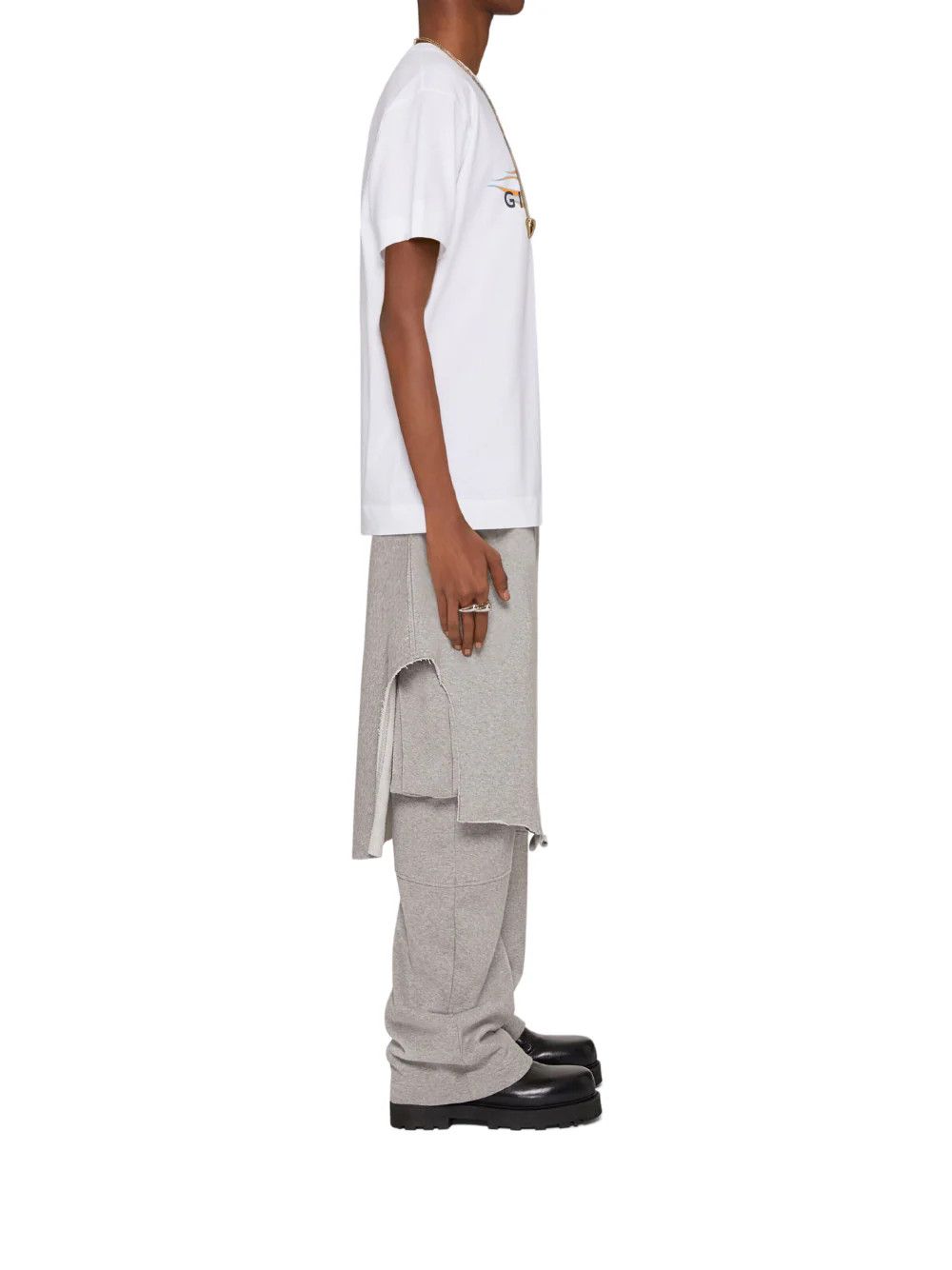 Givenchy o1mle0426 Givenchy Flames Short Sleeve T-Shirt in White Size US XXL / EU 58 / 5 - 4 Thumbnail
