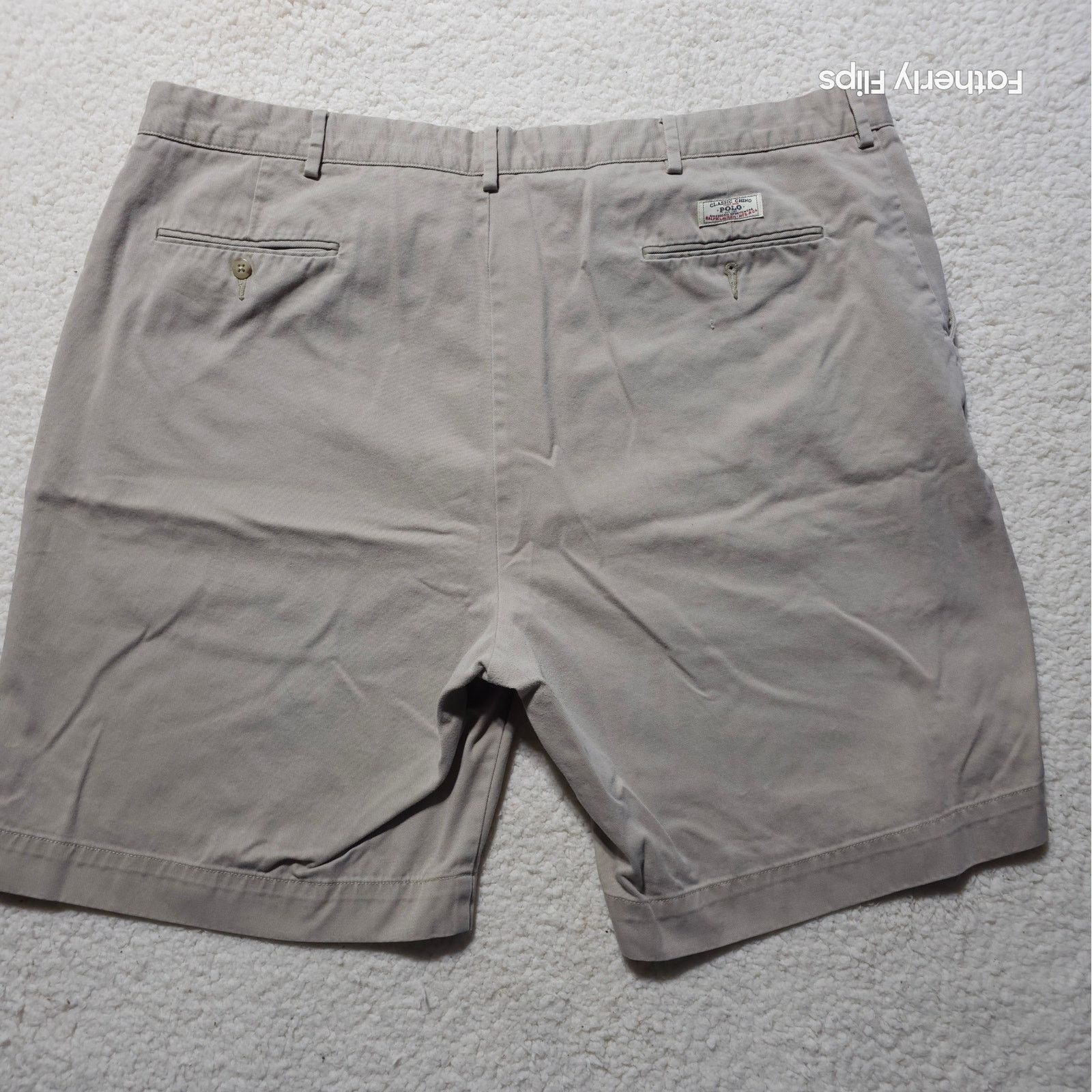 Polo Ralph Lauren Polo Ralph Lauren Prospect Shorts Mens 42 Khaki Chino Cotton Size US 42 / EU 58 - 8 Thumbnail