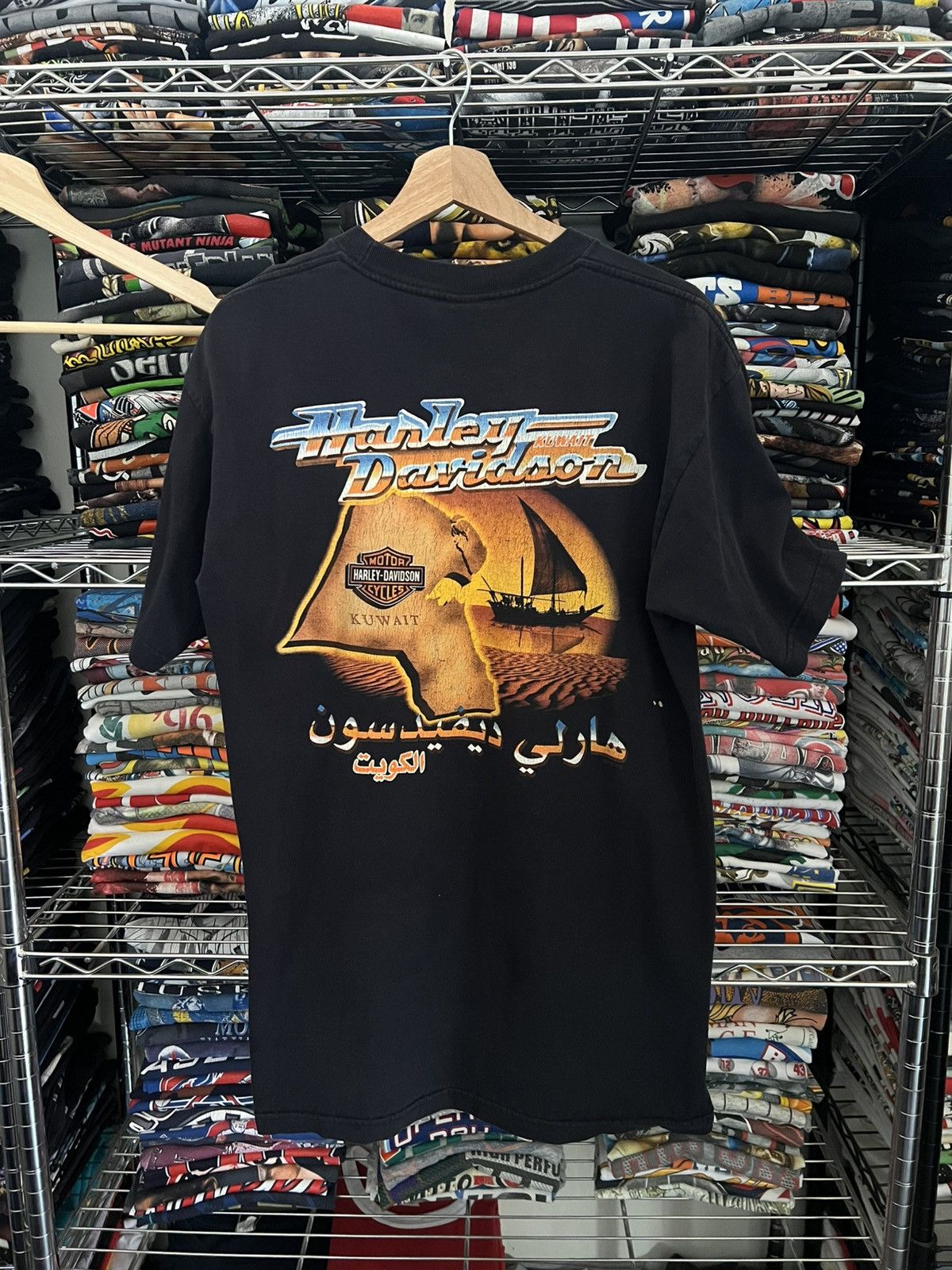 Harley Davidson 2004 H-D Kuwait Arab Tee Size US L / EU 52-54 / 3 - 1 Thumbnail