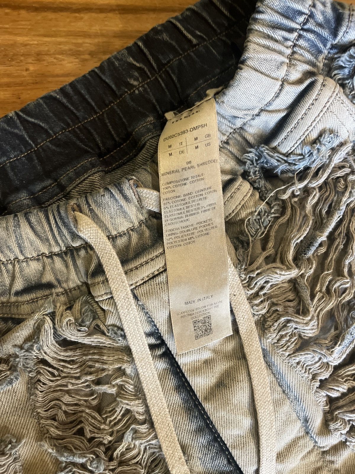 Rick Owens × Rick Owens Drkshdw Rick Owens DRKSHDW ‘Slashed’ Distressed Mineral Pusher Pants Size US 32 / EU 48 - 5 Thumbnail