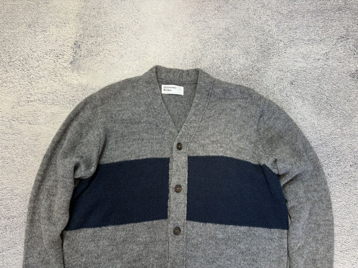 Universal Works Universal Works Mohair Cardigan Men L V-Neck Knit Sweater Size US L / EU 52-54 / 3 - 6 Thumbnail