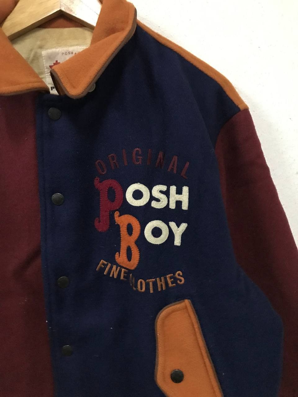 Japanese Brand × Vintage VINTAGE MULTICOLOUR POSH BOY VARSITY Size US L / EU 52-54 / 3 - 3 Thumbnail