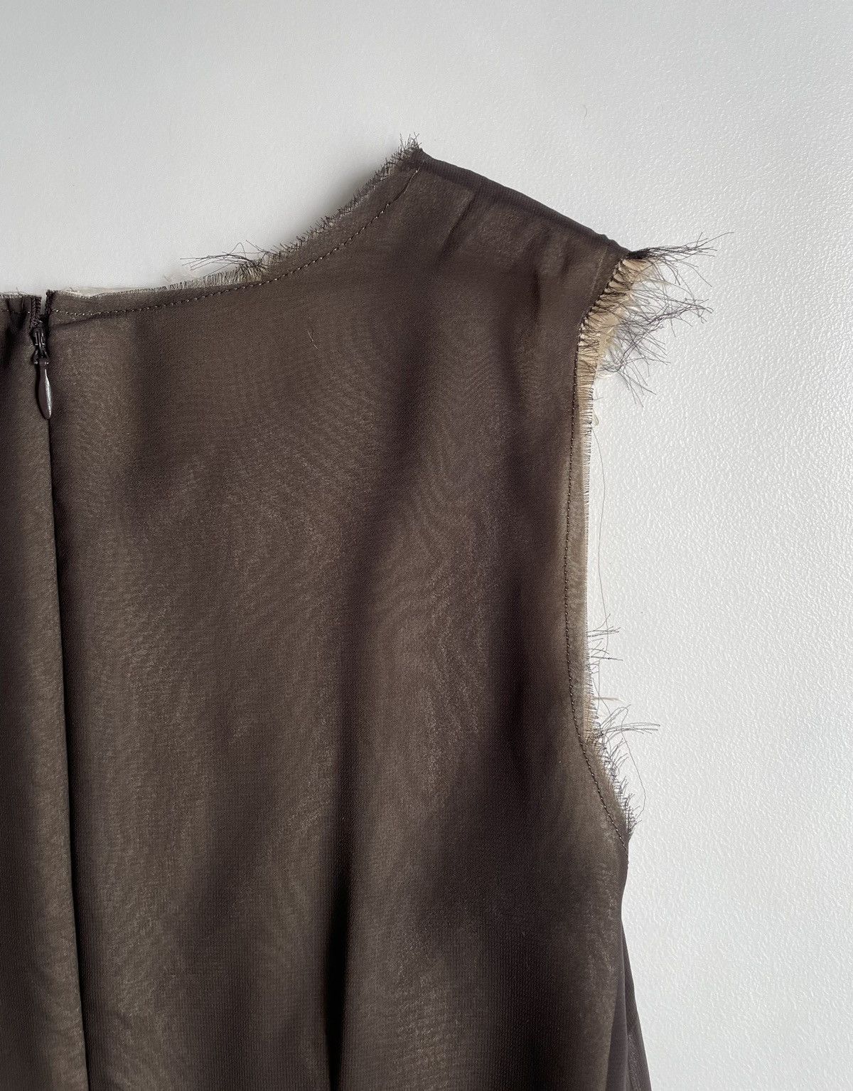 Maison Margiela S/S 03 Raw Edge Lifted Up Skirt Dress Size M / US 6-8 / IT 42-44 - 21 Thumbnail