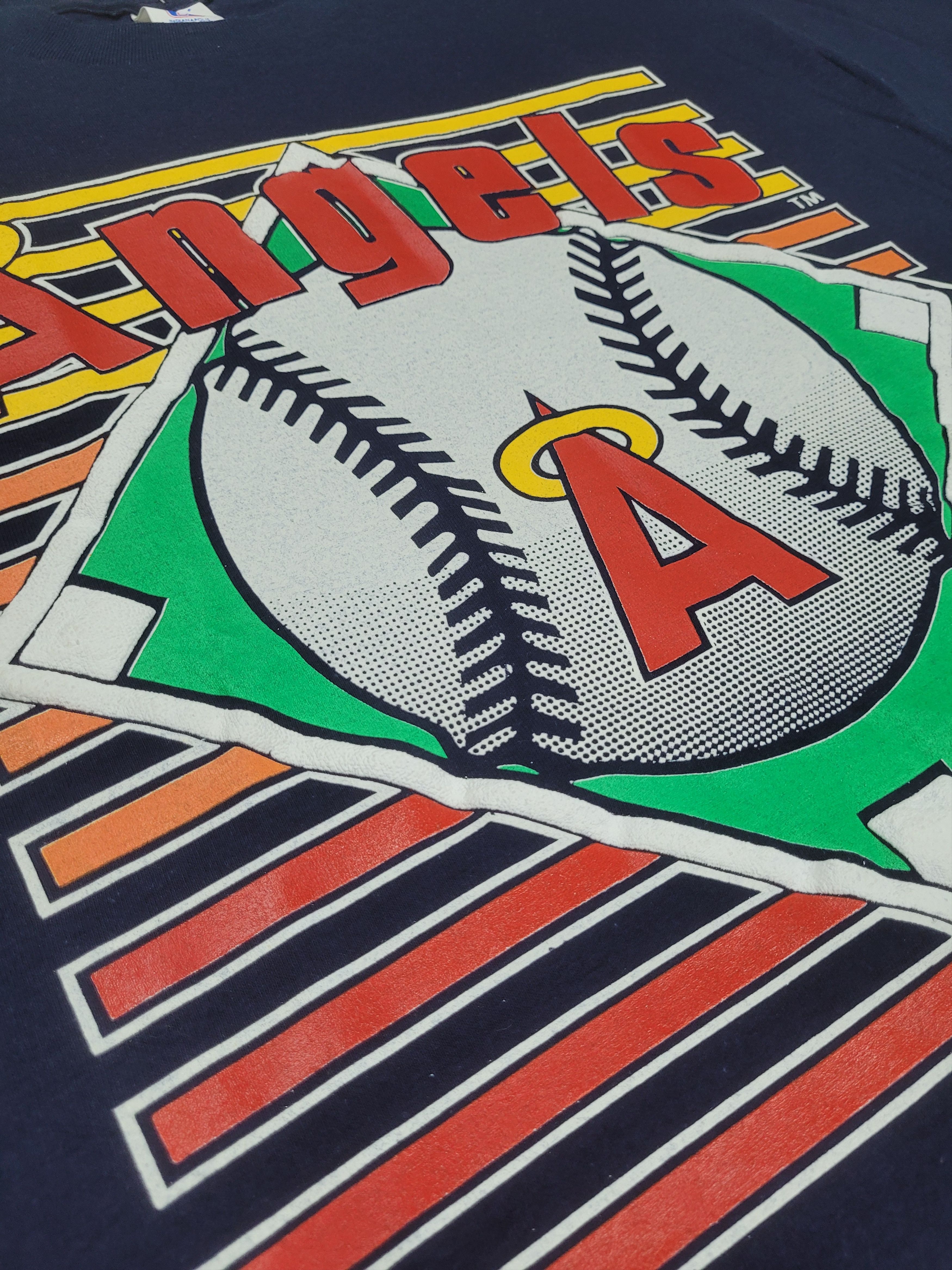 Logo 7 × MLB × Vintage Logo7 California Angels MLB t-shirt vintage 80s Size US L / EU 52-54 / 3 - 2 Thumbnail