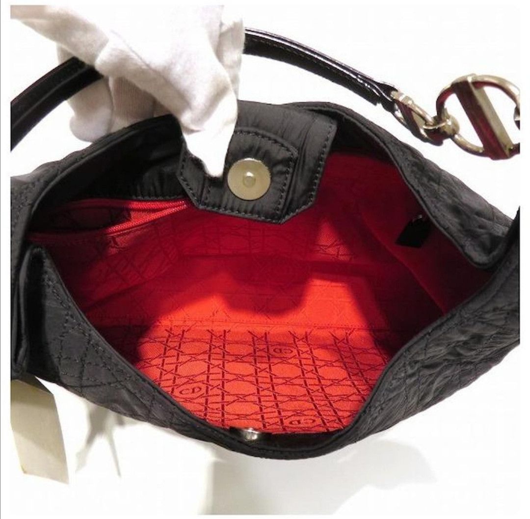 Christian Dior Monsieur Christian Dior One Shoulder RU1927 Black Handbag Size ONE SIZE - 3 Thumbnail