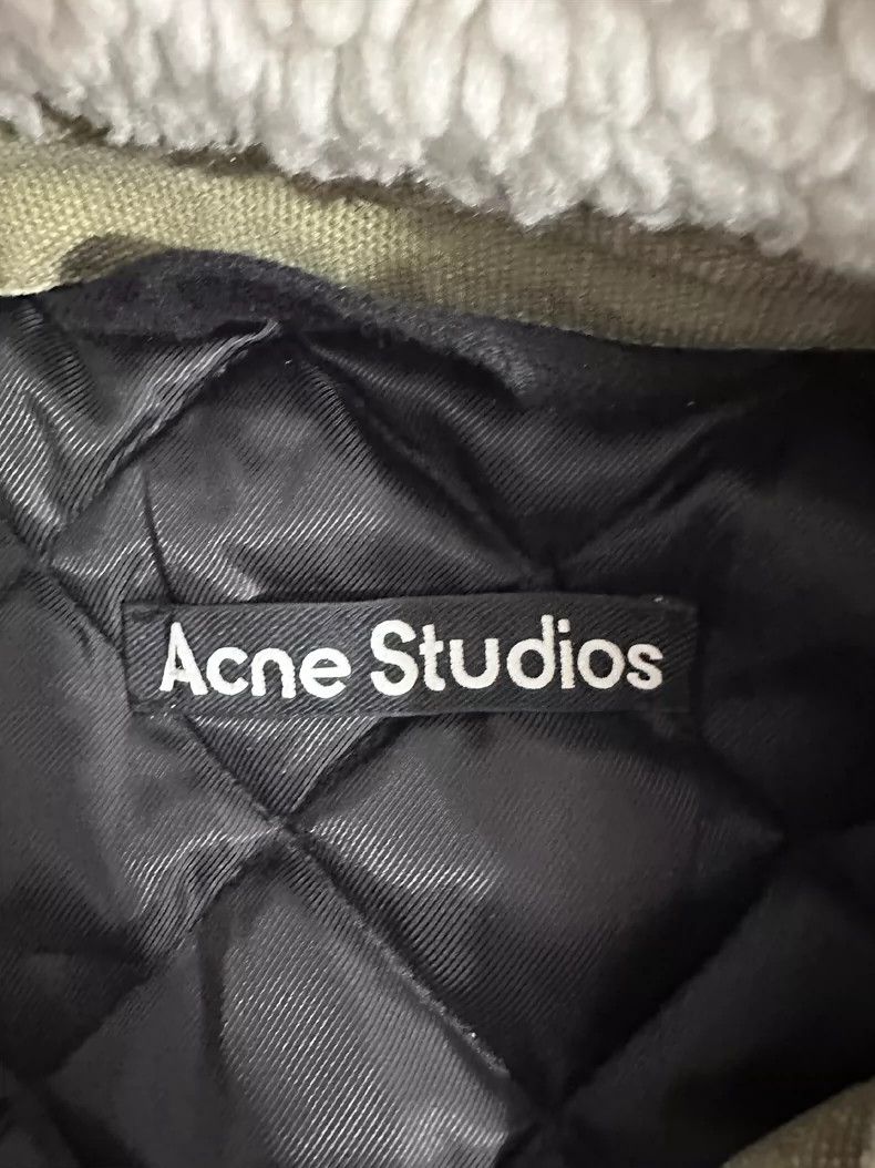 Acne Studios Acne studios Smiley face for an old fur collar denim jacket Size US XS / EU 42 / 0 - 4 Thumbnail