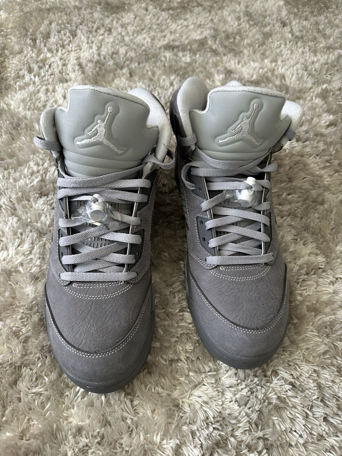 Nike Air Jordan 5 Wolf Grey Retro Size US 11.5 / EU 44-45 - 5 Thumbnail