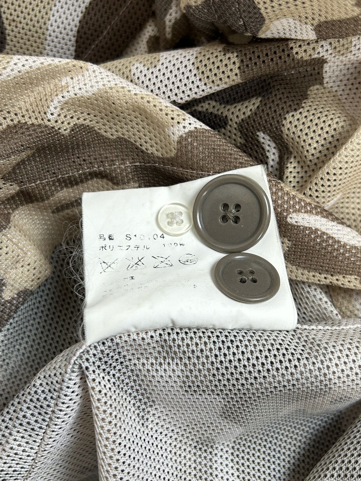 Comme des Garcons SHIRT Comme Des Garcons Shirt Mesh Camo Trench Coat S10104 S Size US S / EU 44-46 / 1 - 9 Thumbnail