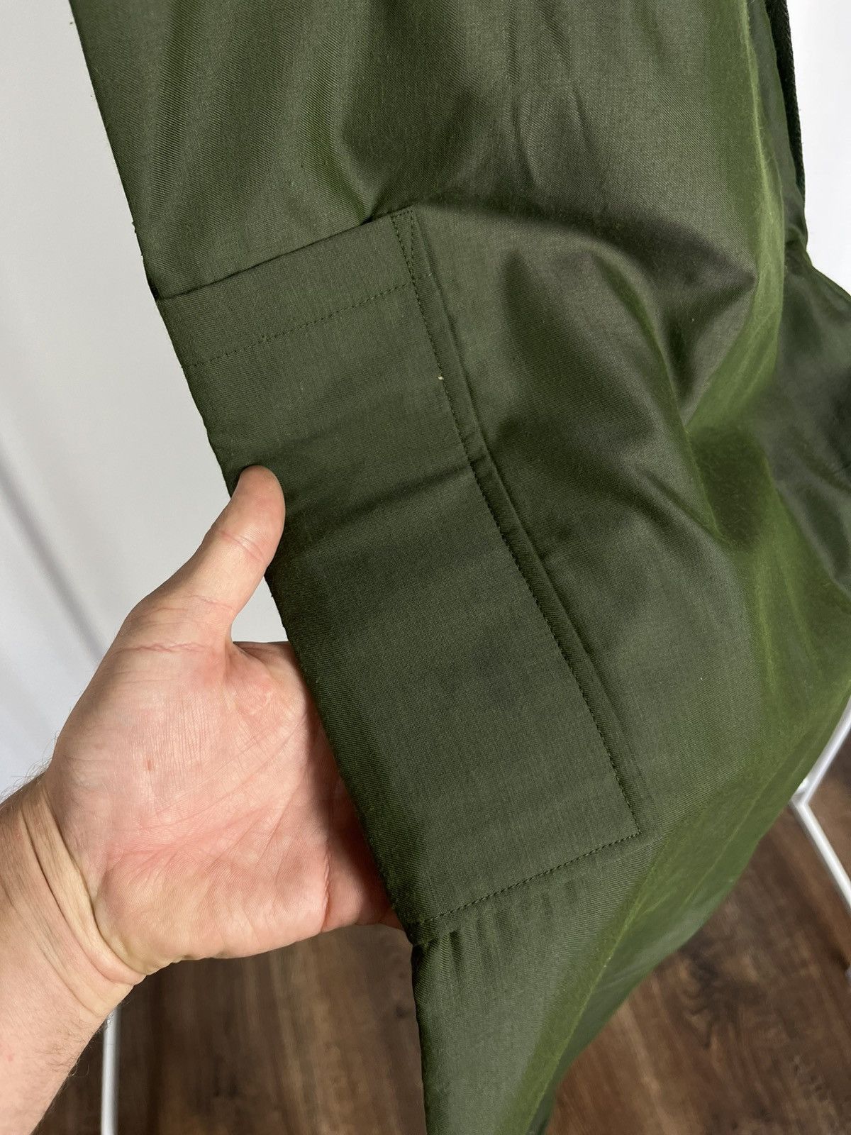 Other Vintage 1982 British Army NBC Mk3 Protective Trousers Green Size US 32 / EU 48 - 18 Thumbnail