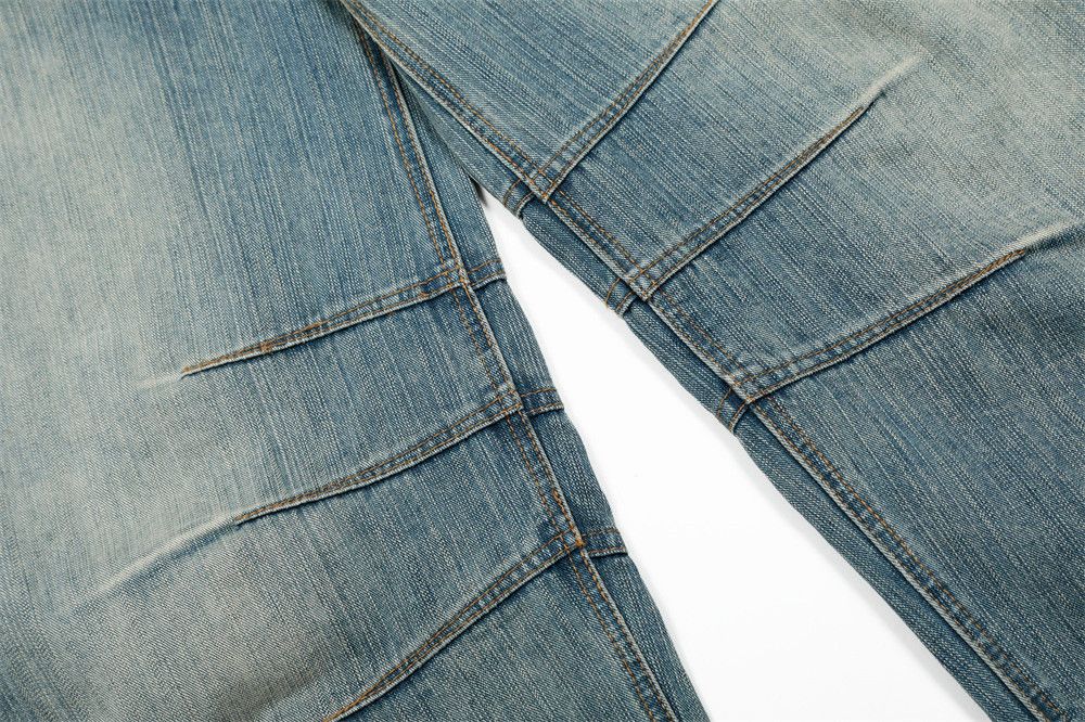 Japanese Brand × Jean American punk distressed washed scimitar jeans Size US 32 / EU 48 - 6 Thumbnail