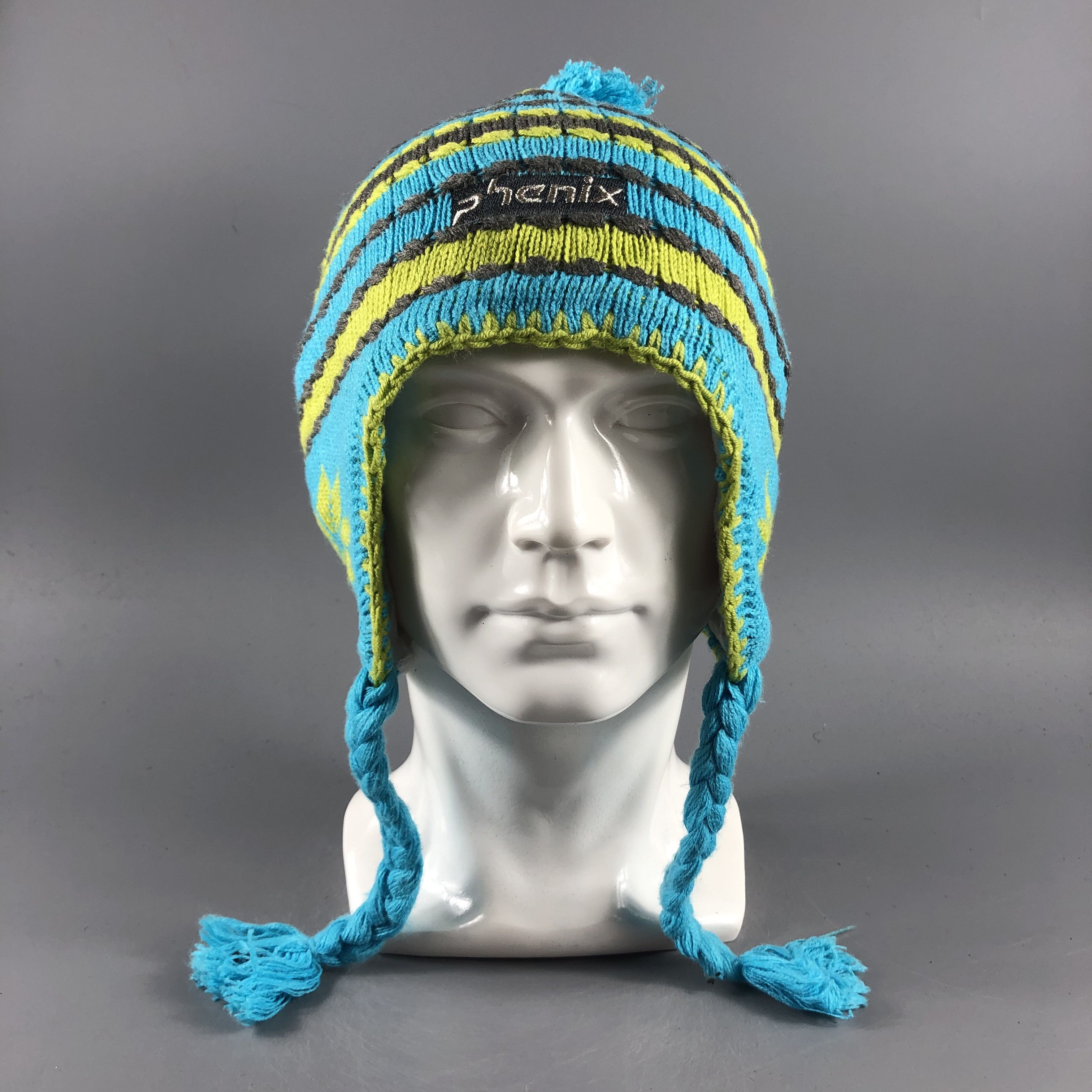 Phenix × Vintage Ear Flap Hat Phenix Beanie Snow Hat Snow Cap -D146 Size ONE SIZE - 8 Thumbnail