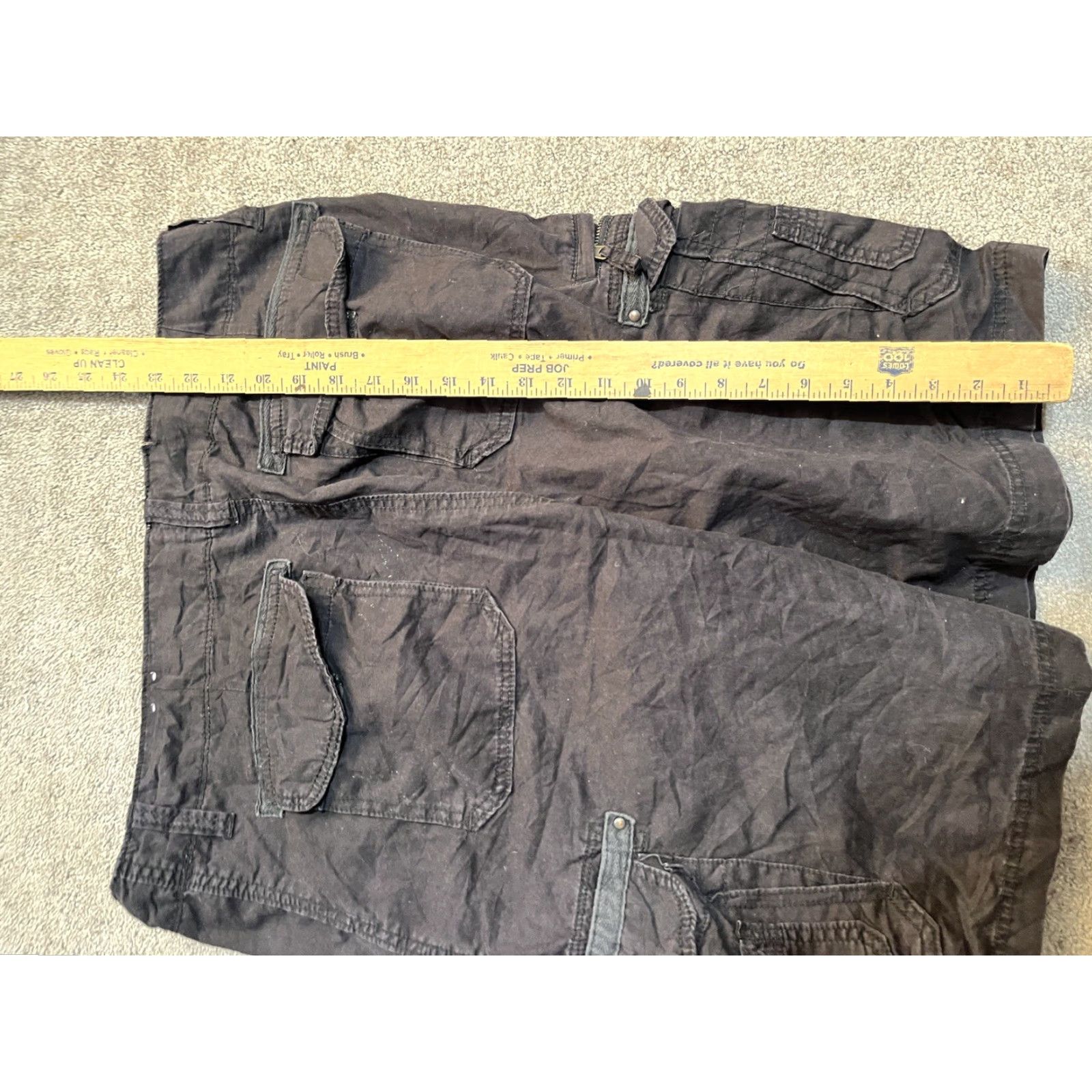 Vintage UNIONBAY Men 36 Cargo Shorts Black Stretch Flat Front Casual Size US 36 / EU 52 - 4 Thumbnail