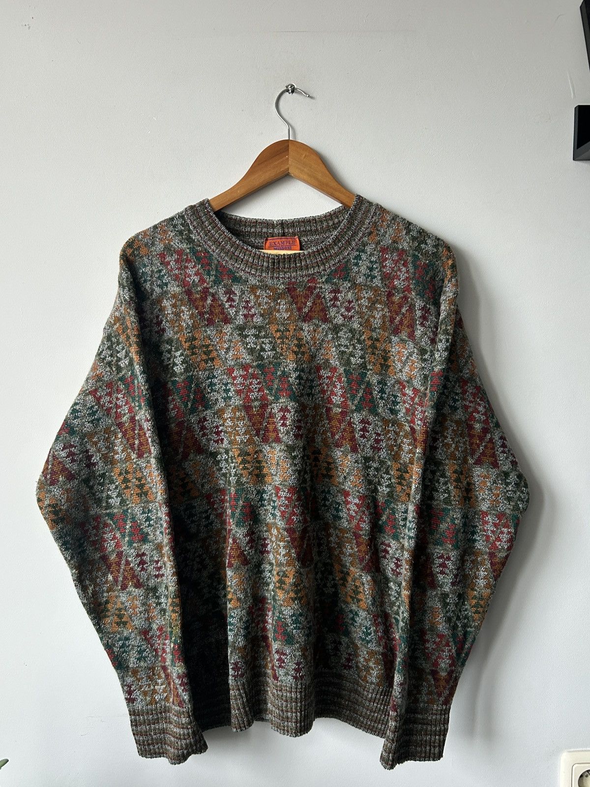 Missoni × Vintage Missoni Geometric Wool Knit Sweater Mens Size L/M Jumper Size US L / EU 52-54 / 3 - 1 Thumbnail