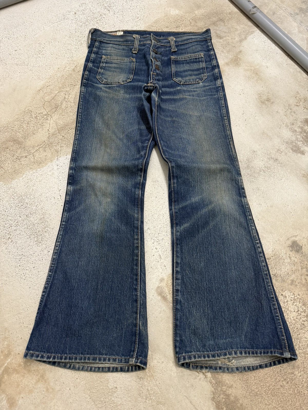 Big John 80’s Big John Bell Bottom Whisker Pants Size US 27 - 1 Thumbnail