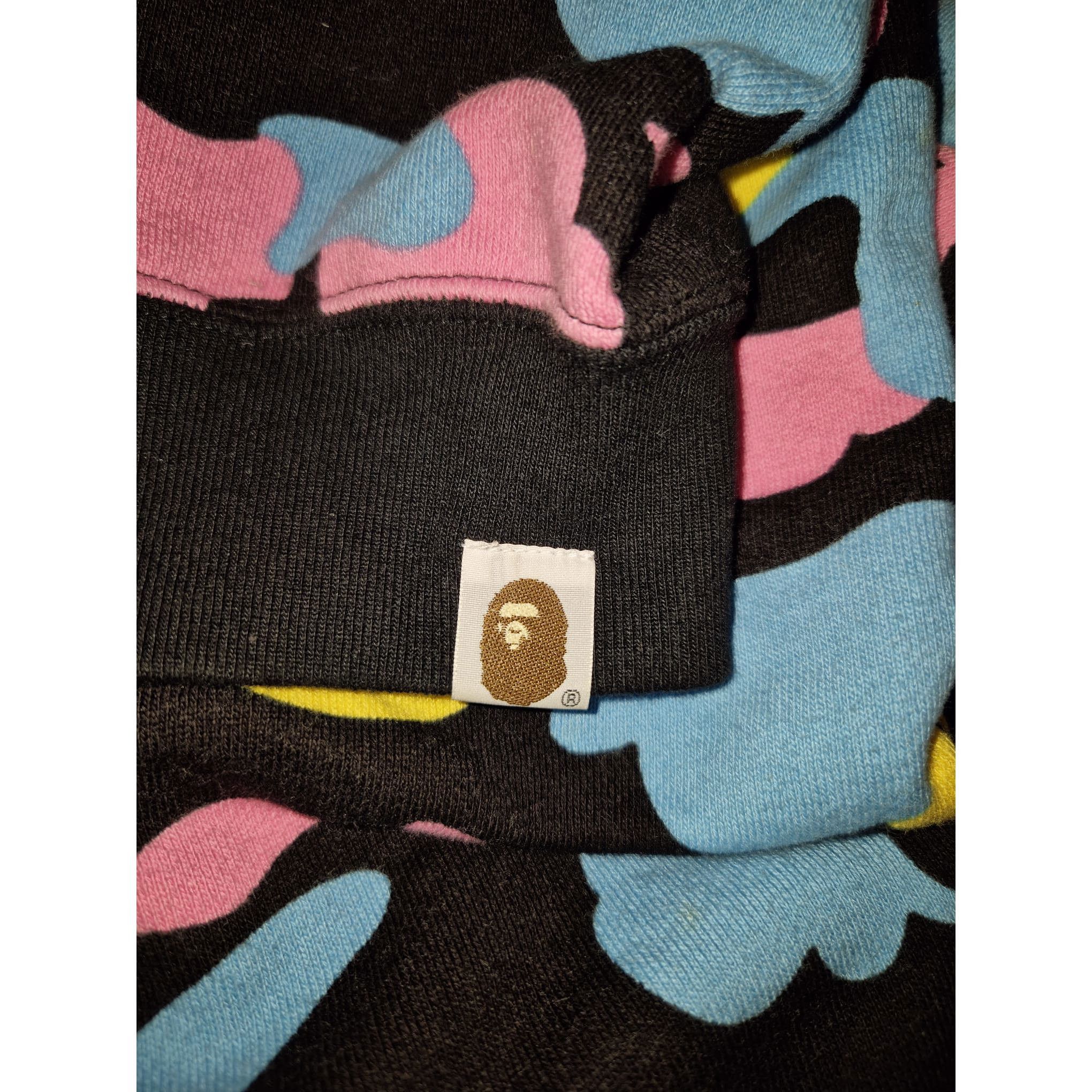 Bape BAPE Vintage Cotton Candy Full Zip Hoodie Black (M) Size US M / EU 48-50 / 2 - 3 Thumbnail