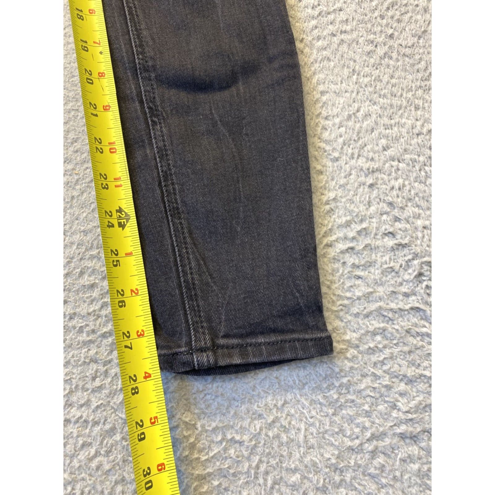 Zara ZARA High Rise Skinny Jeans Women's Size 4 Black Denim Stretch Marine 28 in Size 27" / US 4 / IT 40 - 6 Thumbnail