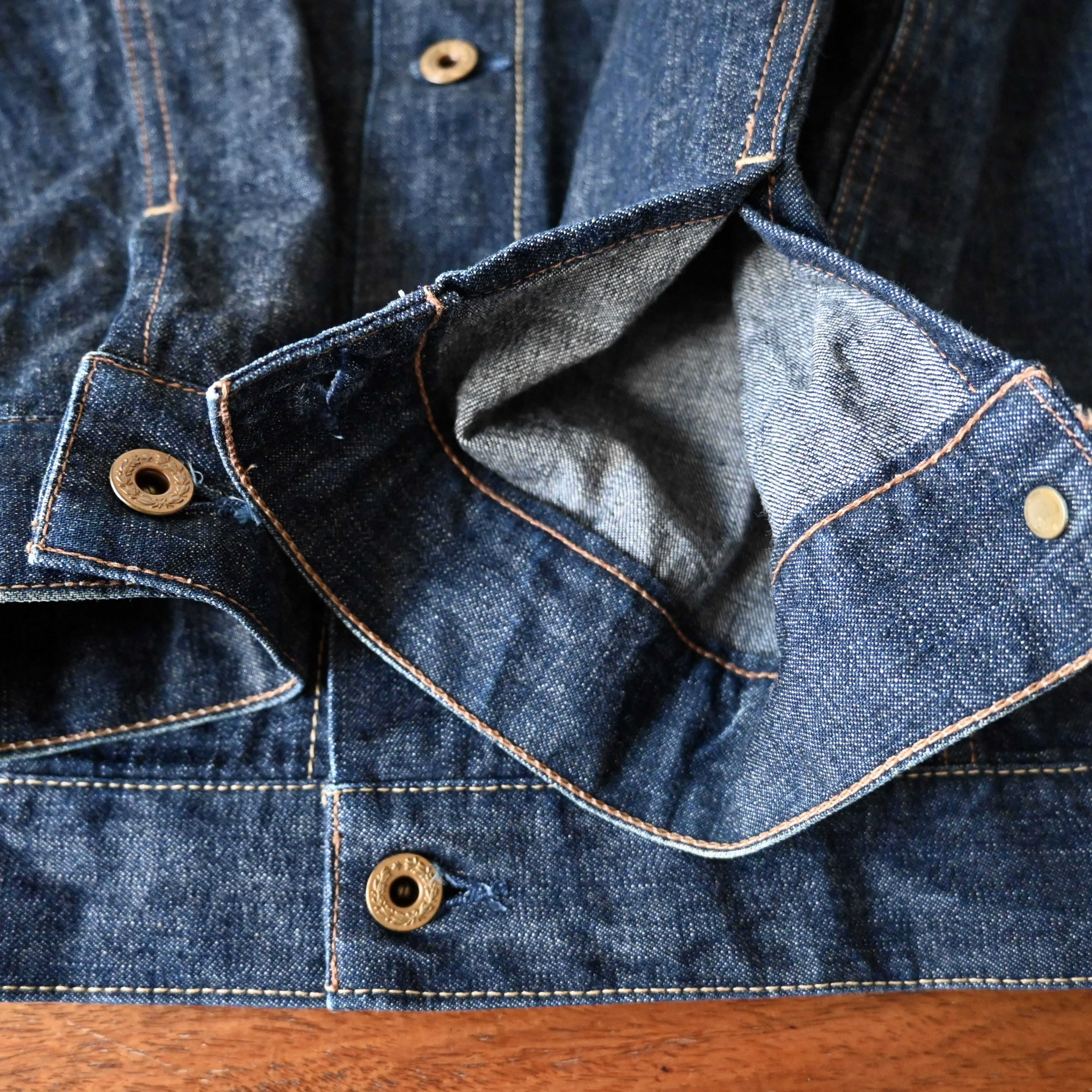 United Arrows UA Green Label Relaxing light ounce denim trucker jacket Size US M / EU 48-50 / 2 - 14 Thumbnail