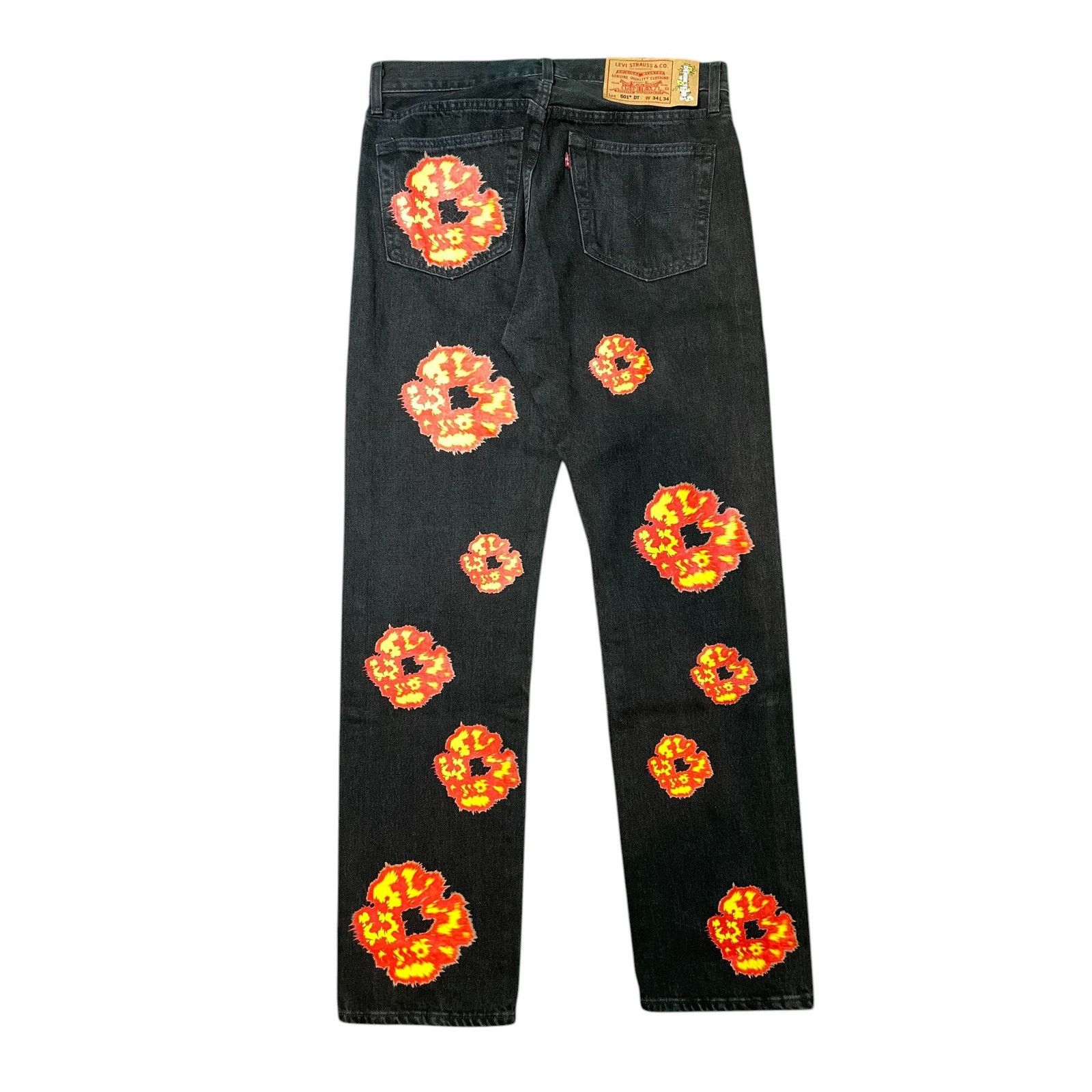 DENIM TEARS Denim Tears Offset Jeans Black Size US 34 / EU 50 - 2 Thumbnail