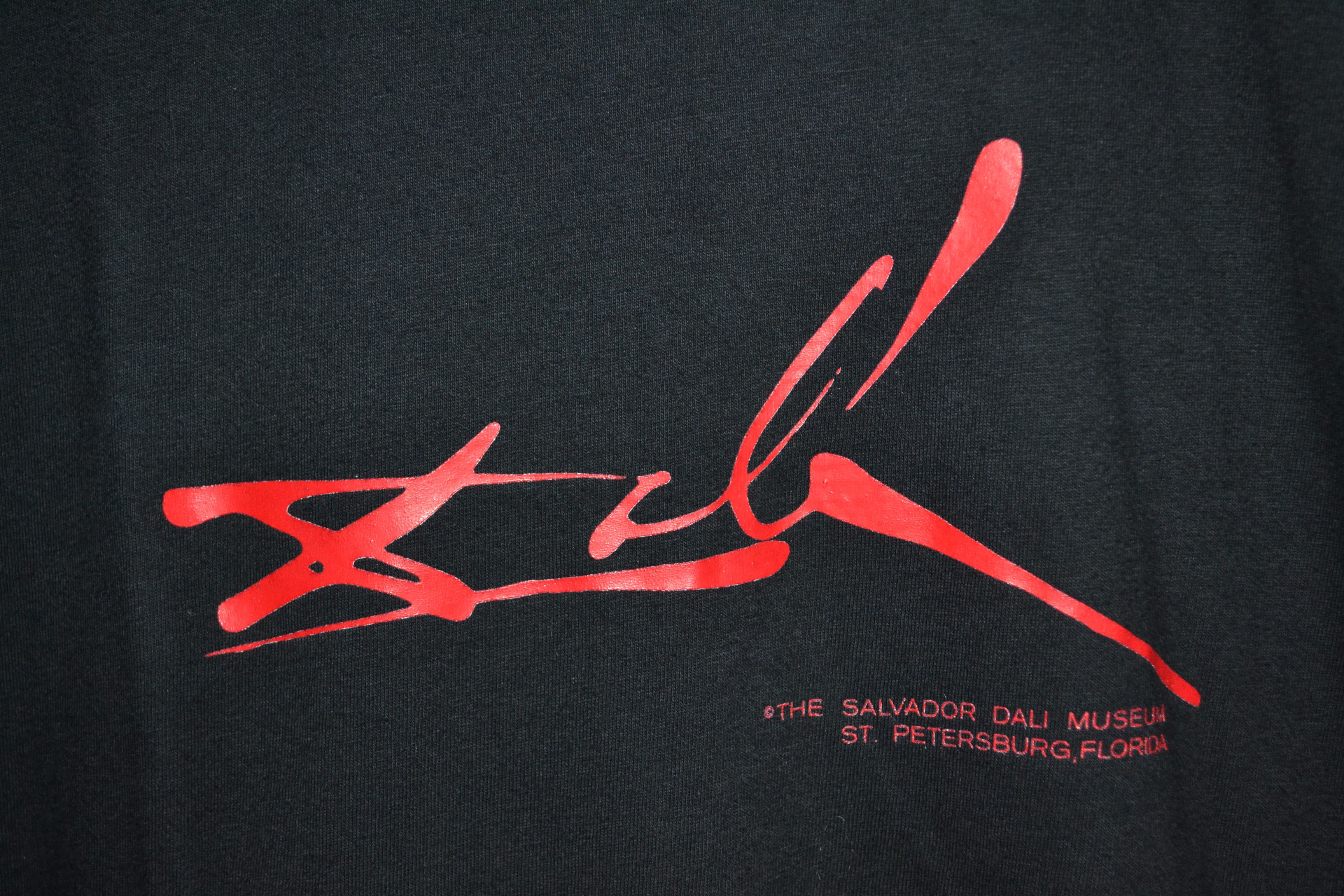 Vintage Salvador Dali 1990s Single Stitch L Art Museum Tee Florida Size US L / EU 52-54 / 3 - 4 Thumbnail