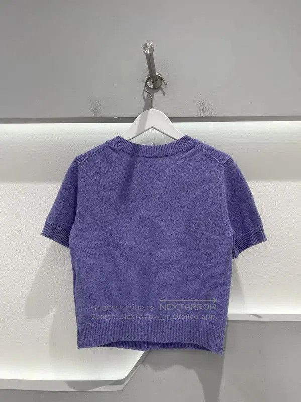 Chanel Chanel Purple Short Sleeve Summer Top . Size XXS / US 00 / IT 34 - 2 Thumbnail