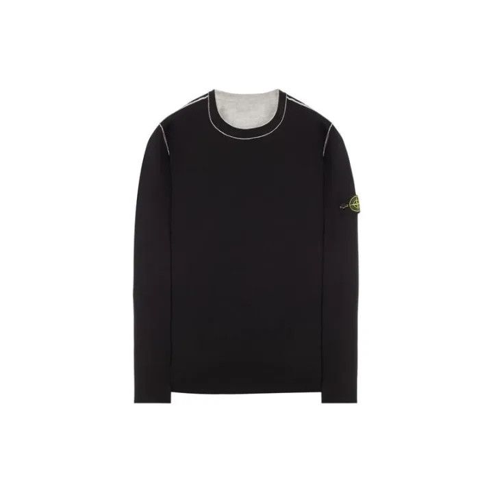 Stone Island Stone Island Long Sleeve Black Sweater Size US L / EU 52-54 / 3 - 1 Thumbnail
