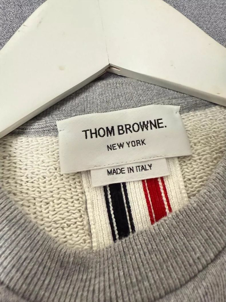 Thom Browne Thom Browne Long-sleeved cotton hoodie Size XS / US 0-2 / IT 36-38 - 7 Thumbnail