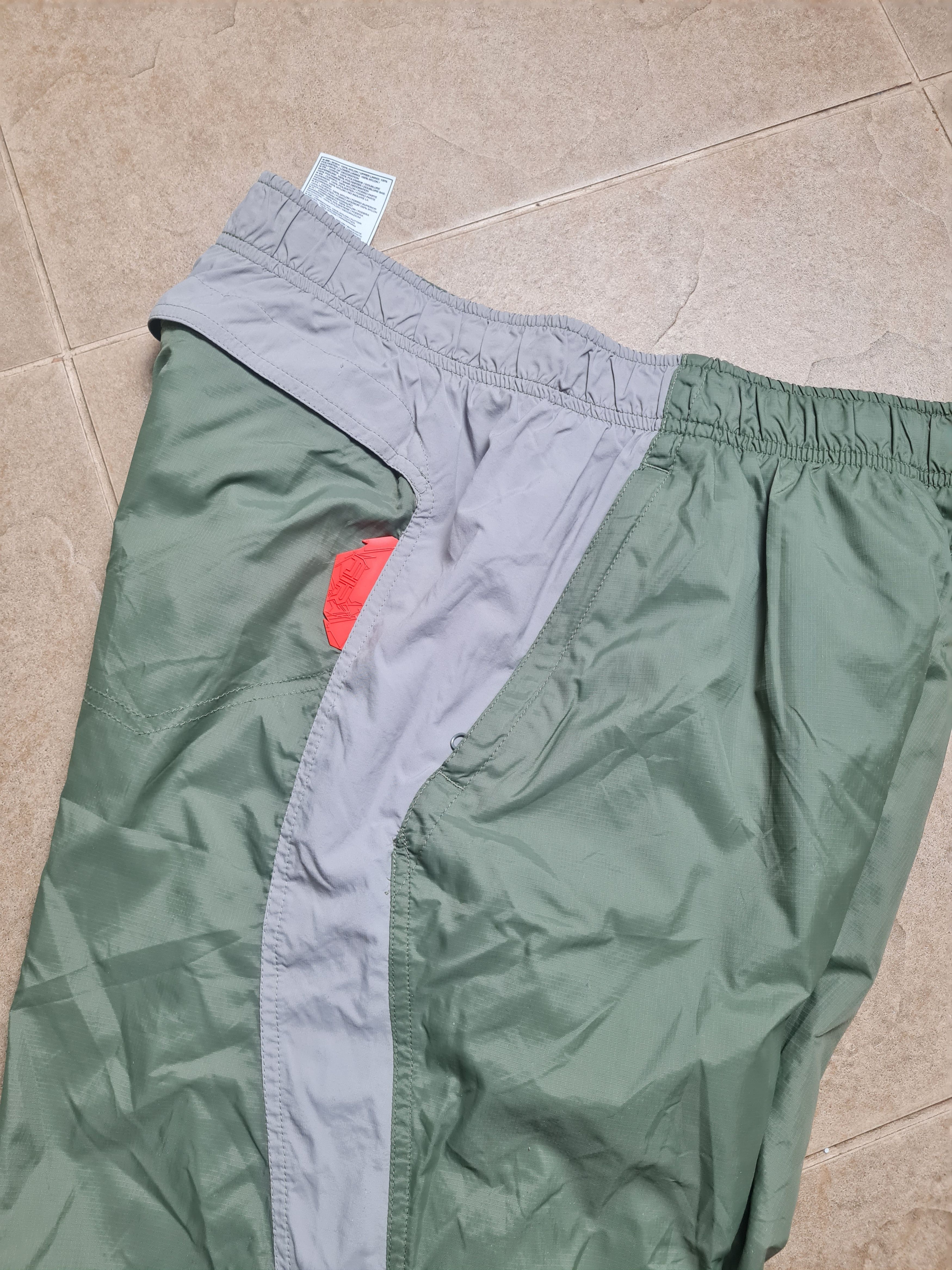Nike Vintage drill pants khaki 00s Nike AIR Tracksuit Bottoms L Size US 32 / EU 48 - 5 Thumbnail