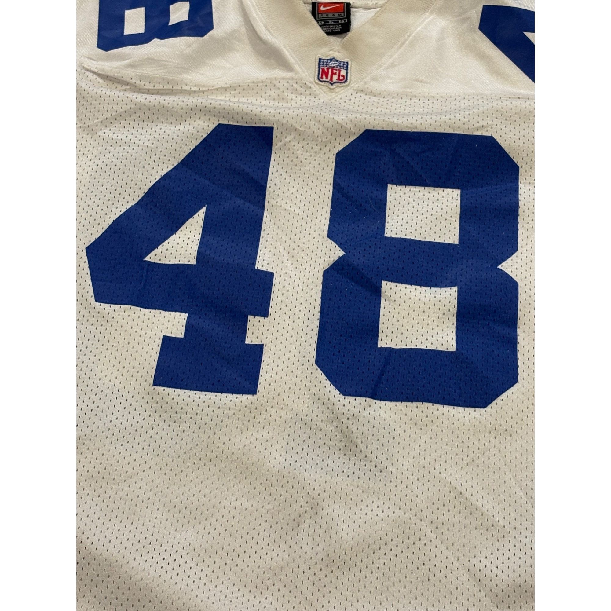 Nike Vintage 90's Nike Dallas Cowboys Daryl "Moose" Johnston #48 Size US XL / EU 56 / 4 - 5 Thumbnail