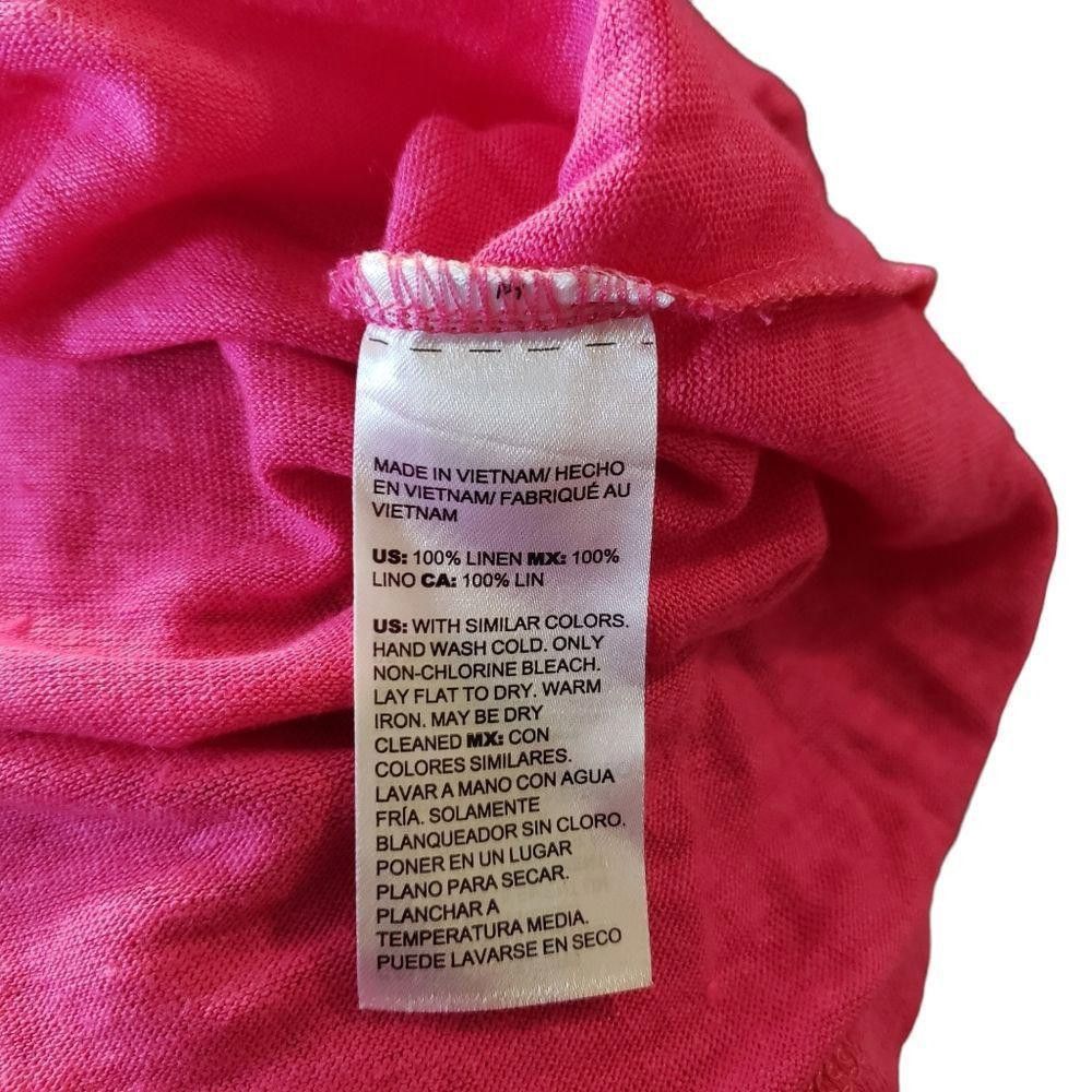 Chicos CT1102a Chico's Ladies Hot Pink Blouse Size 1 Size M / US 6-8 / IT 42-44 - 6 Thumbnail